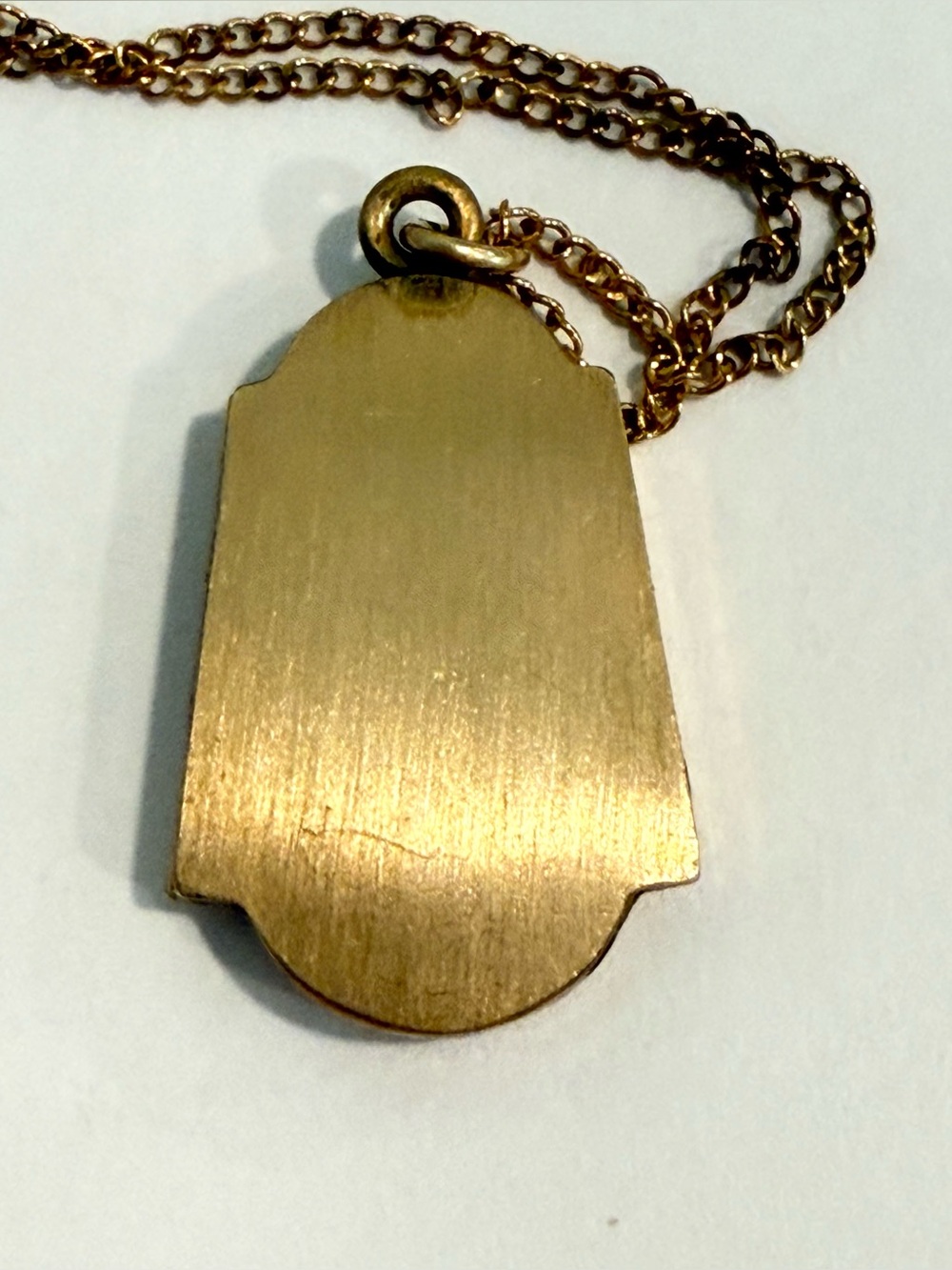 Vintage Gold Filled Etched Floral Flower Locket Necklace - Picture 8 of 13